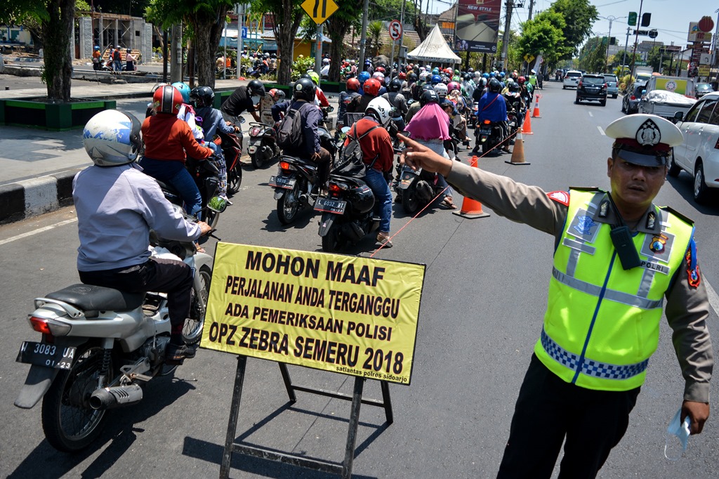 Dua Ribu Pengendara Terjaring Operasi Zebra di Palembang