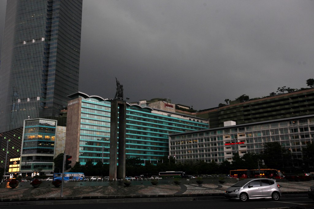 Jakarta Berawan Pagi Ini