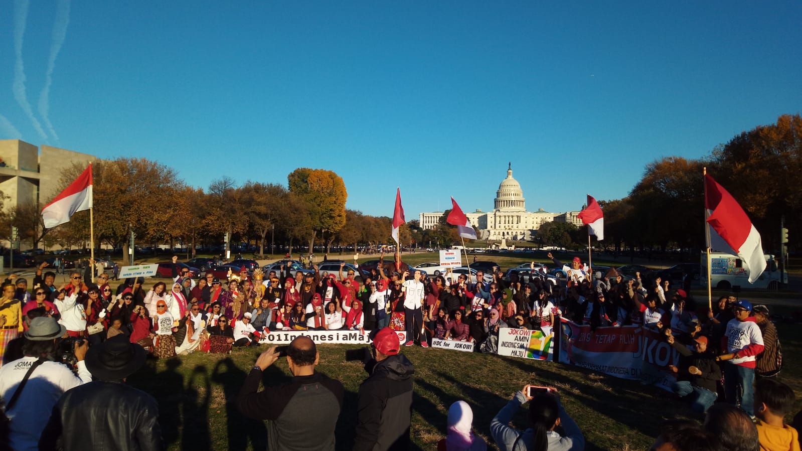 Dukungan buat Jokowi-Maruf dari Washington