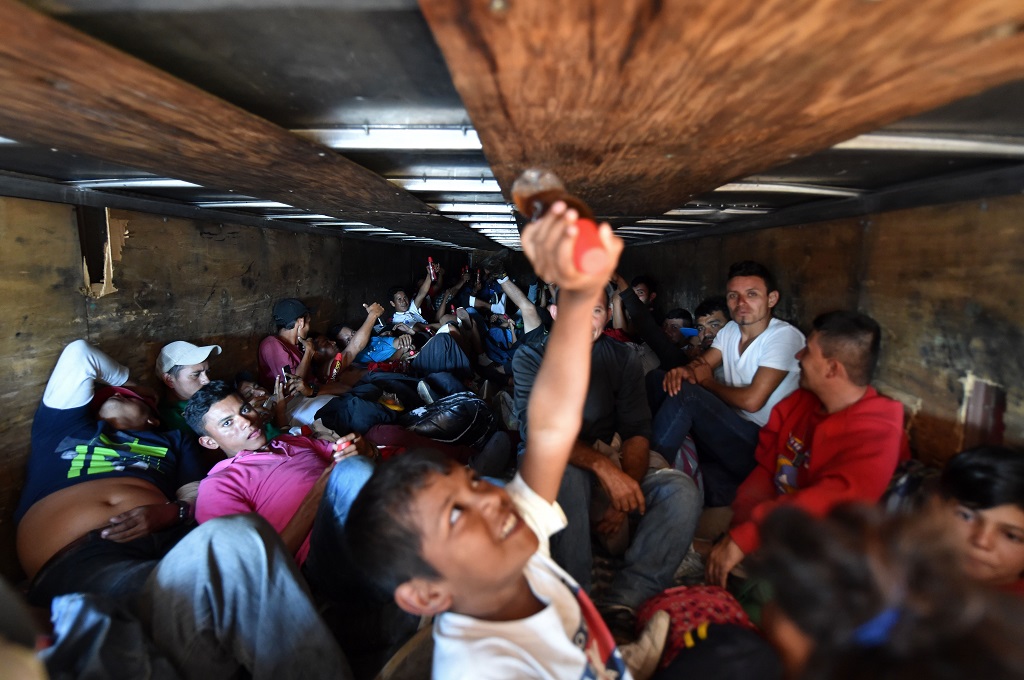 Kafilah Imigran Menuju AS Tiba di Mexico City