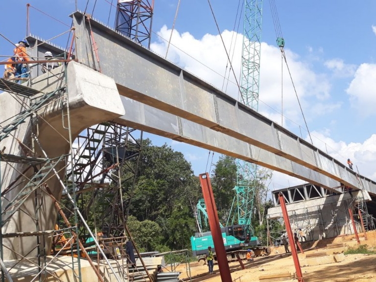 Jembatan Tumbang Samba Rampung 2019