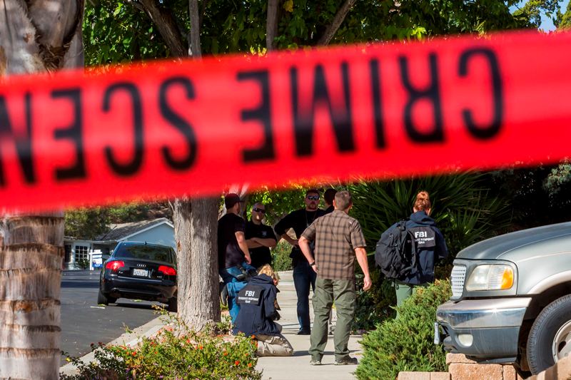 Pelaku Penembakan California Sering Kunjungi TKP