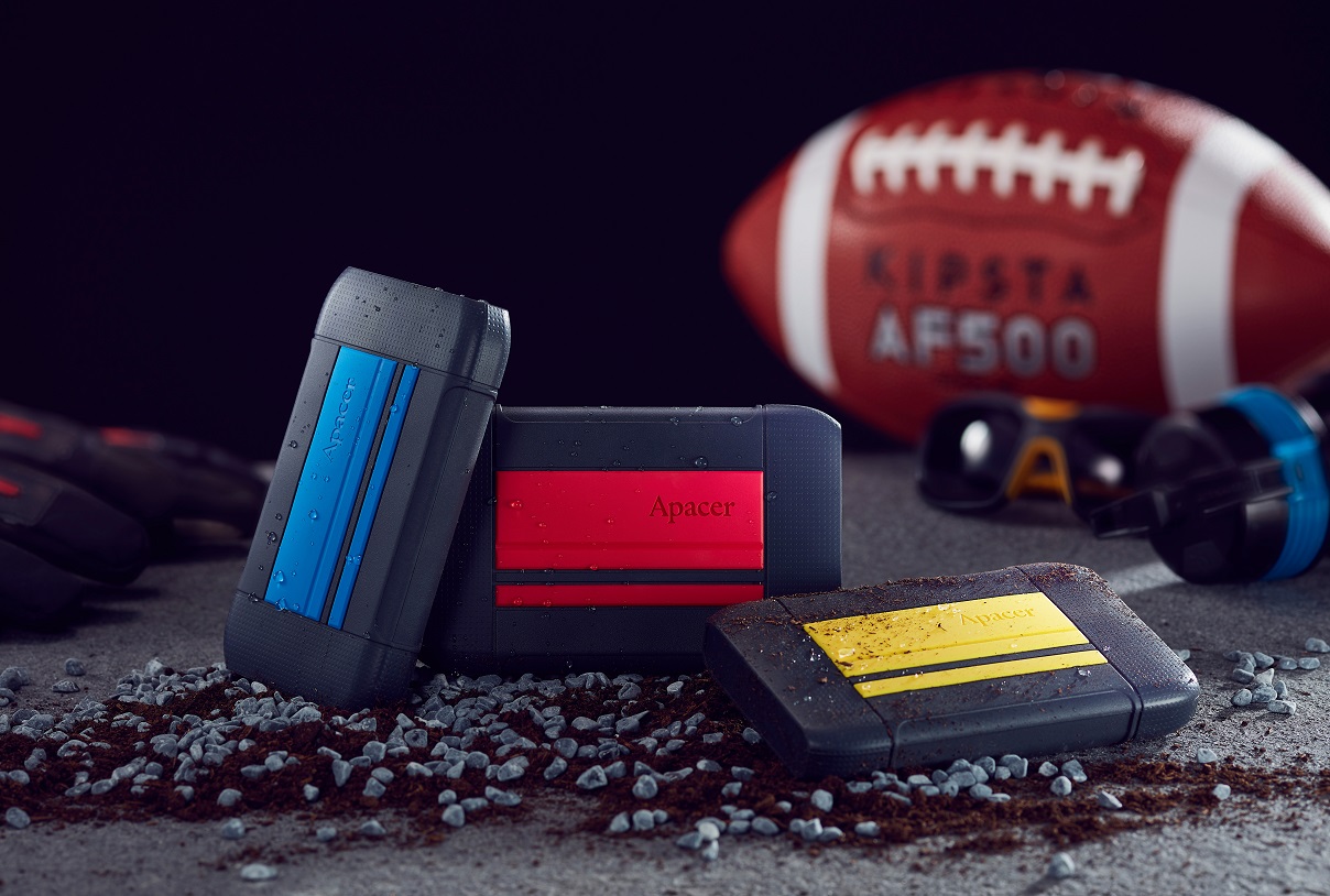 Apacer Bawa HDD Portable Daya Tahan Standar Militer