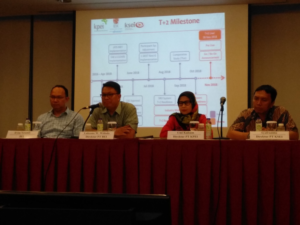 104 Anggota Bursa Siap Implementasikan T+2