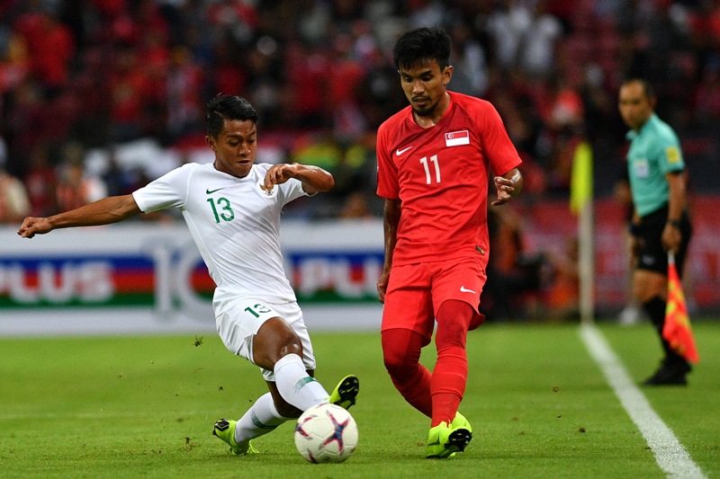 Babak I: Gol Dianulir, Timnas Indonesia Tertinggal dari Singapura