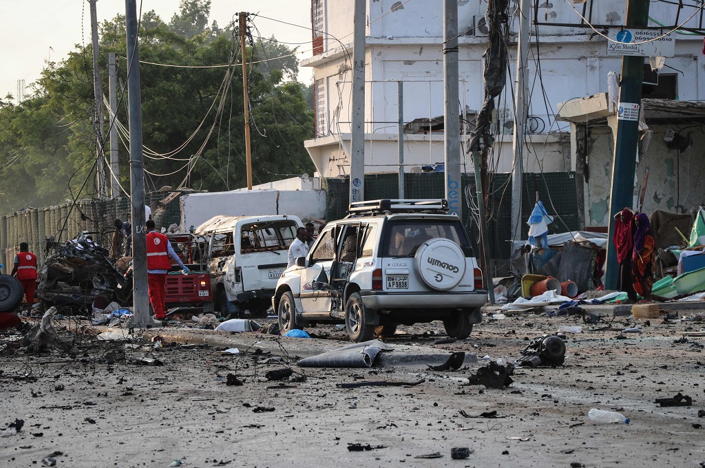 Ledakan Dekat Hotel Somalia Tewaskan 20 Orang