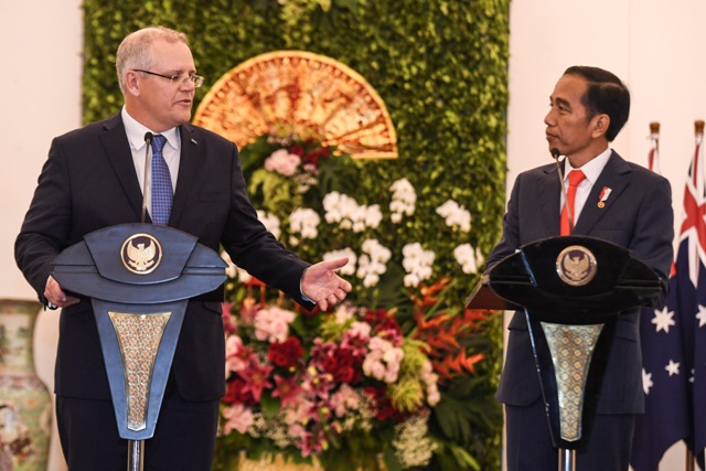 Jokowi-Morrison Bahas Penanggulangan Terorisme