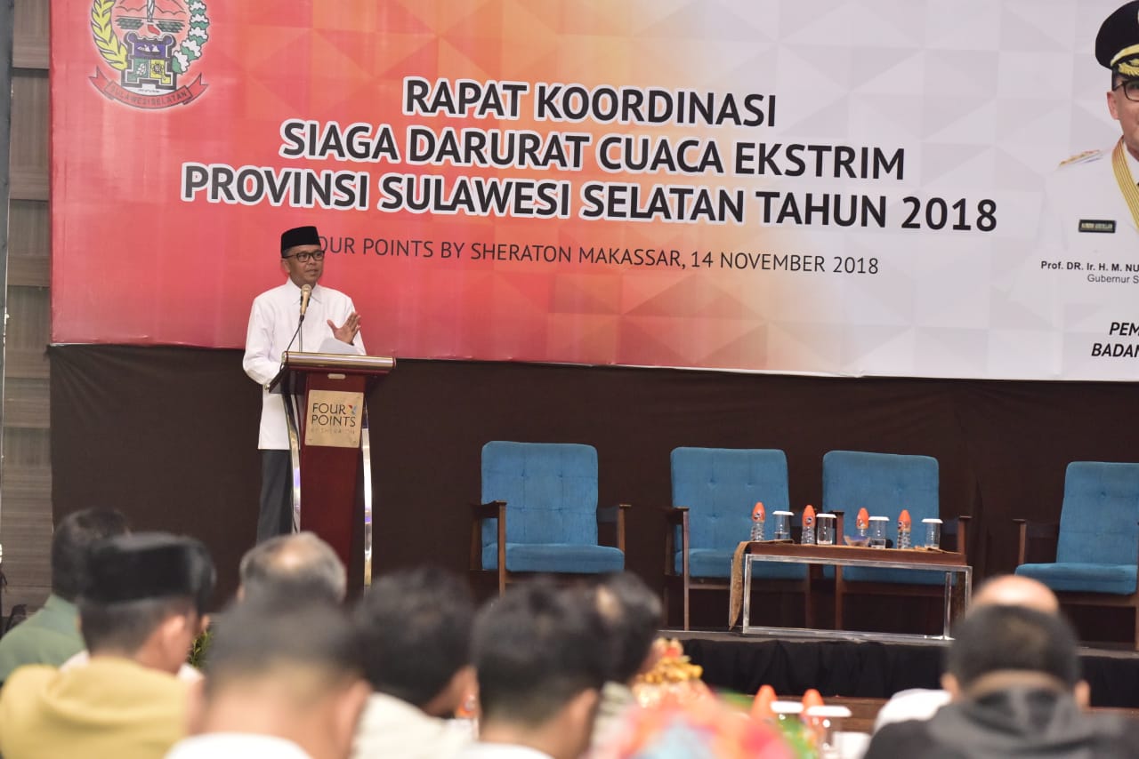Sulsel Mewaspadai Empat Potensi Bencana