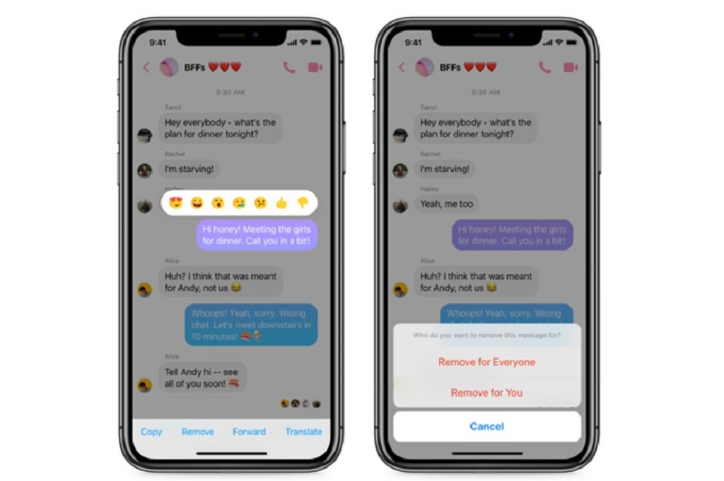 Facebook Messenger Mulai Gulirkan Opsi Unsend