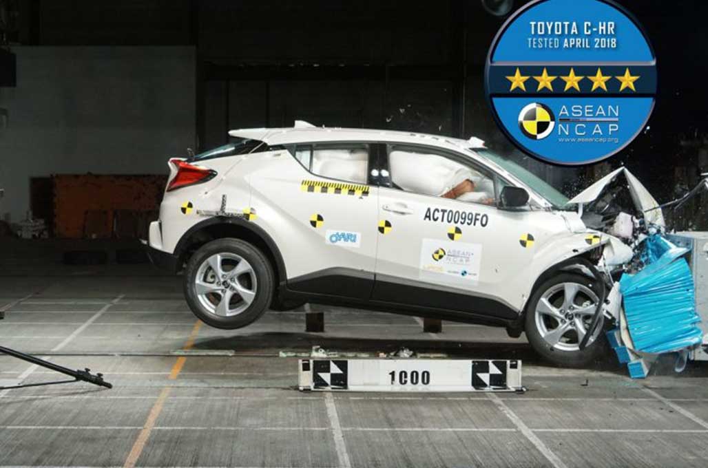 Sering Dapat 5 Bintang Uji Tabrak, Toyota Juarai ASEAN NCAP Award