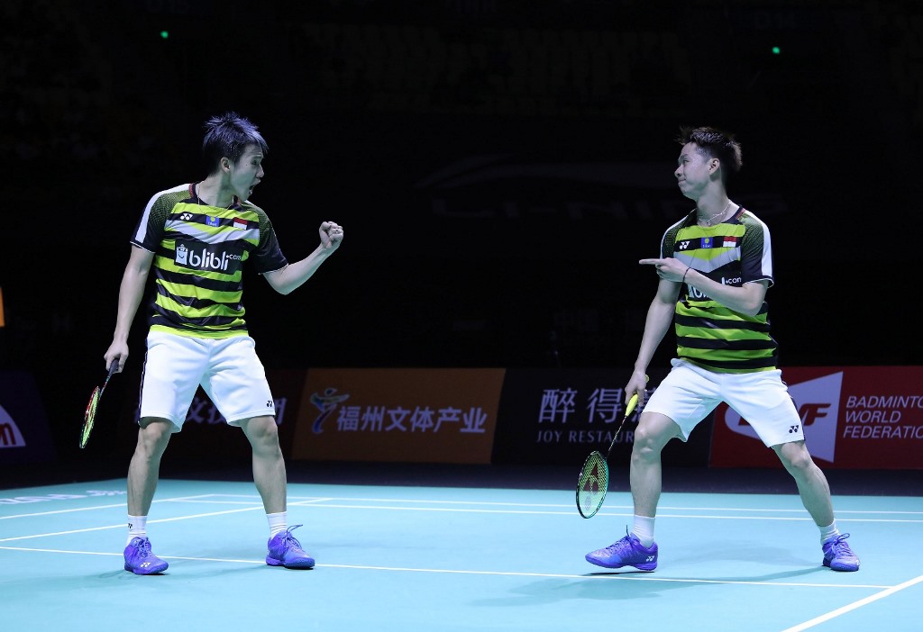 Tekuk Wakil Korsel, Marcus/Kevin ke Semifinal Hong Kong Open