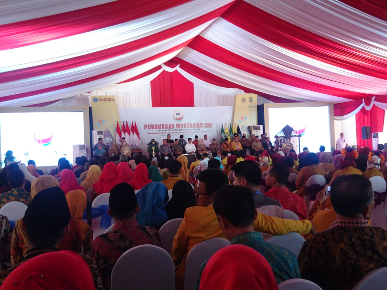 Buka Muktamar XXI IPM, Jokowi Ajak Pemuda Lebih Kompetitif