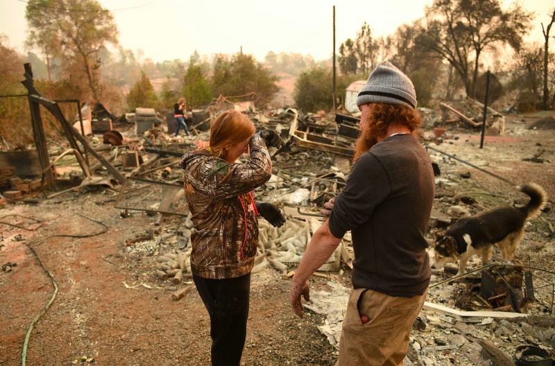 Luluh Lantak Akibat Kebakaran Hutan California