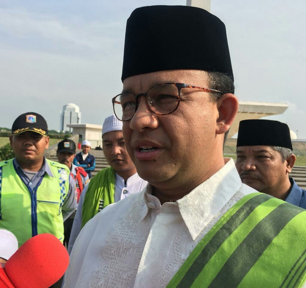 Anies Masifkan Drainase Vertikal untuk Cegah Banjir