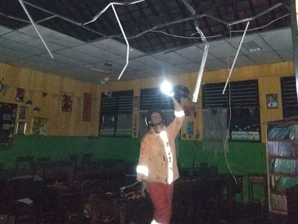 SD Negeri 3 Tangerang Terbakar