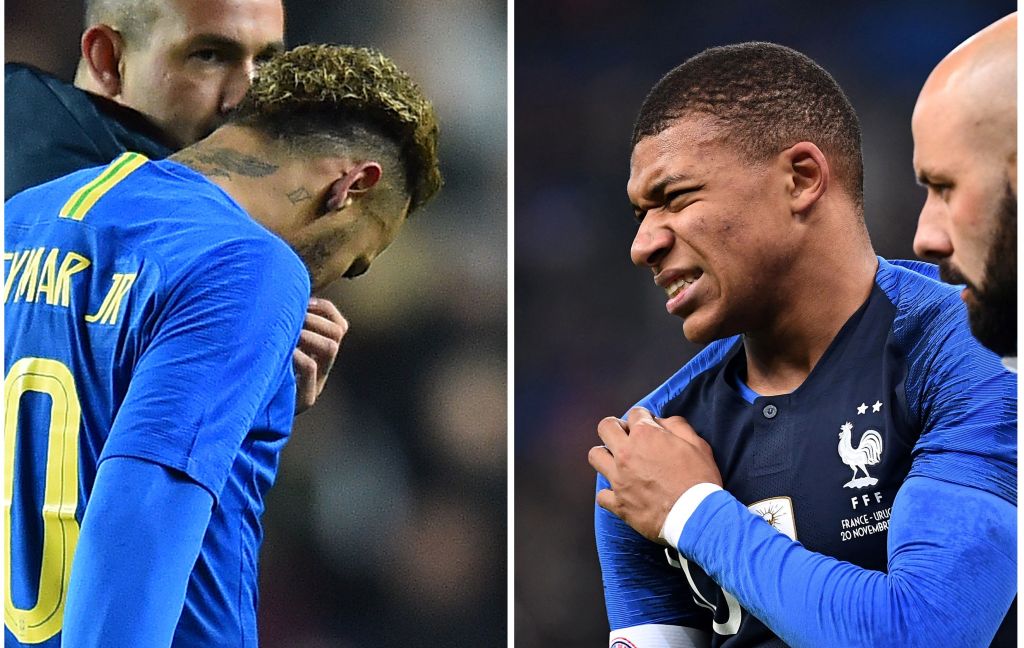 PSG Terus Pantau Perkembangan Cedera Neymar dan Mbappe