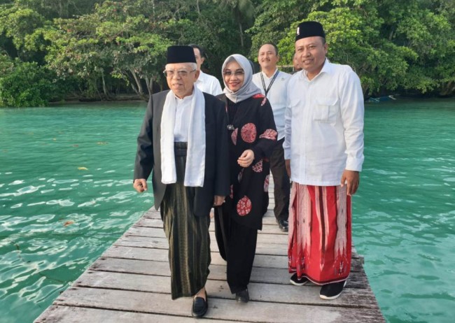 Ma'ruf Amin Praises Raja Ampat's Tourism Sector