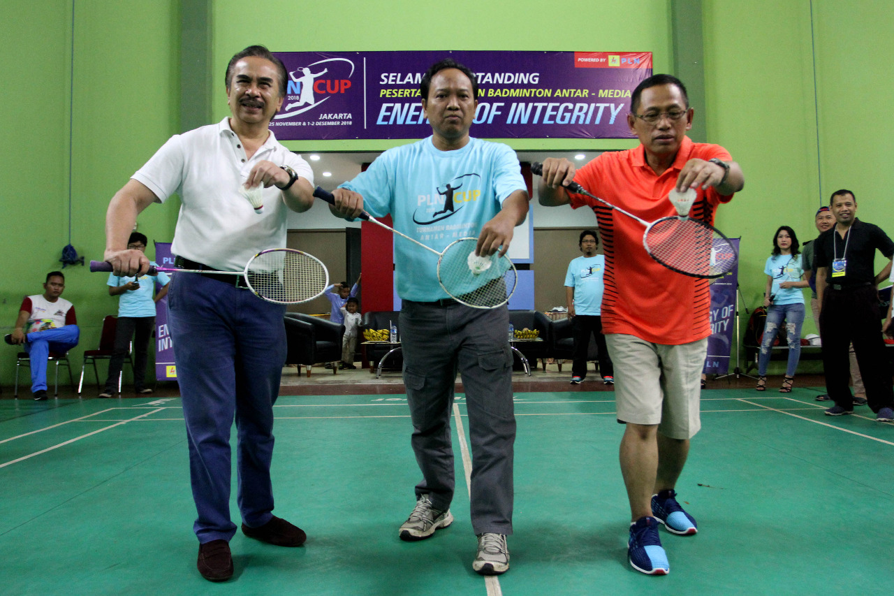 22 Tim Ramaikan Turnamen Badminton Antarmedia PLN Cup 2018