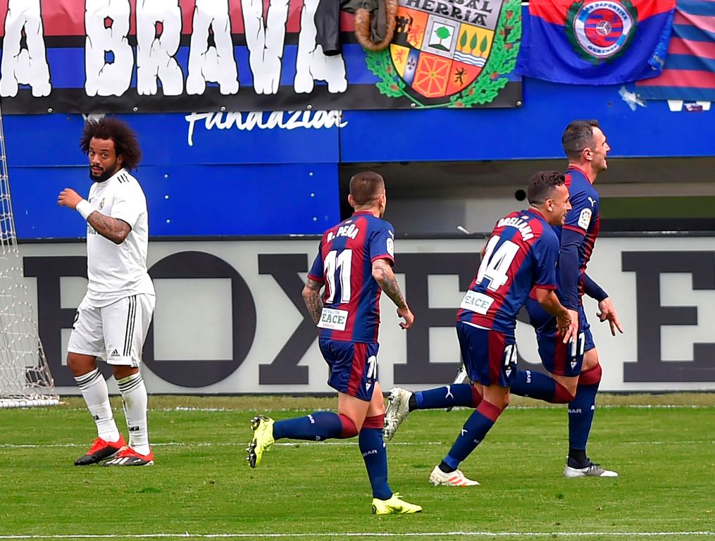 Eibar Menang Besar atas Real Madrid