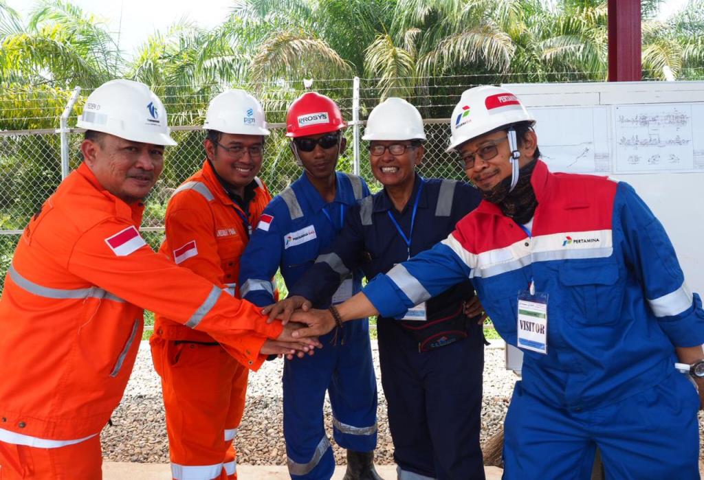 KSO PGN-Pertagas Alirkan Gas Perdana di Jaringan Pipa Transmisi Duri-Dumai