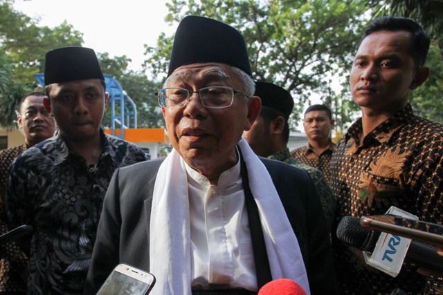 Maruf Yakin DNI Tak Memengaruhi Elektabilitasnya