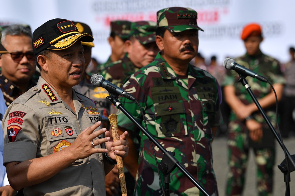 Polri & TNI Fokus Amankan Pileg 2019