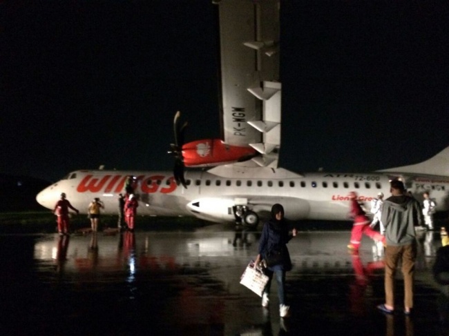 Wings Air Tujuan Sibolga Alami Gangguan Penerbangan