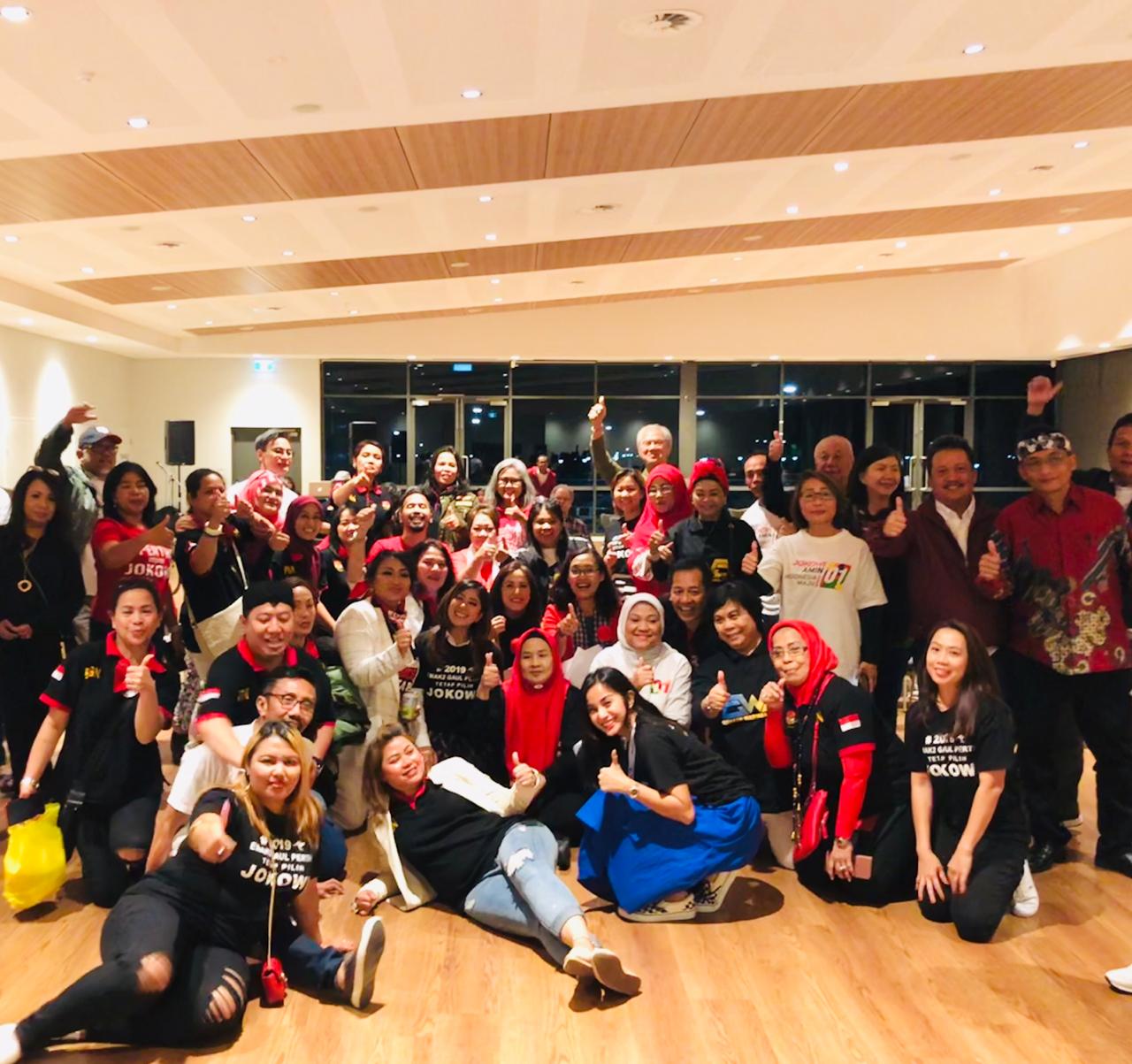 TKN Konsolidasi Pemenangan dengan Relawan di Perth