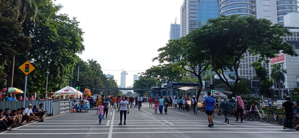 Masyarakat Tetap Antusias Ikuti CFD di Sudirman