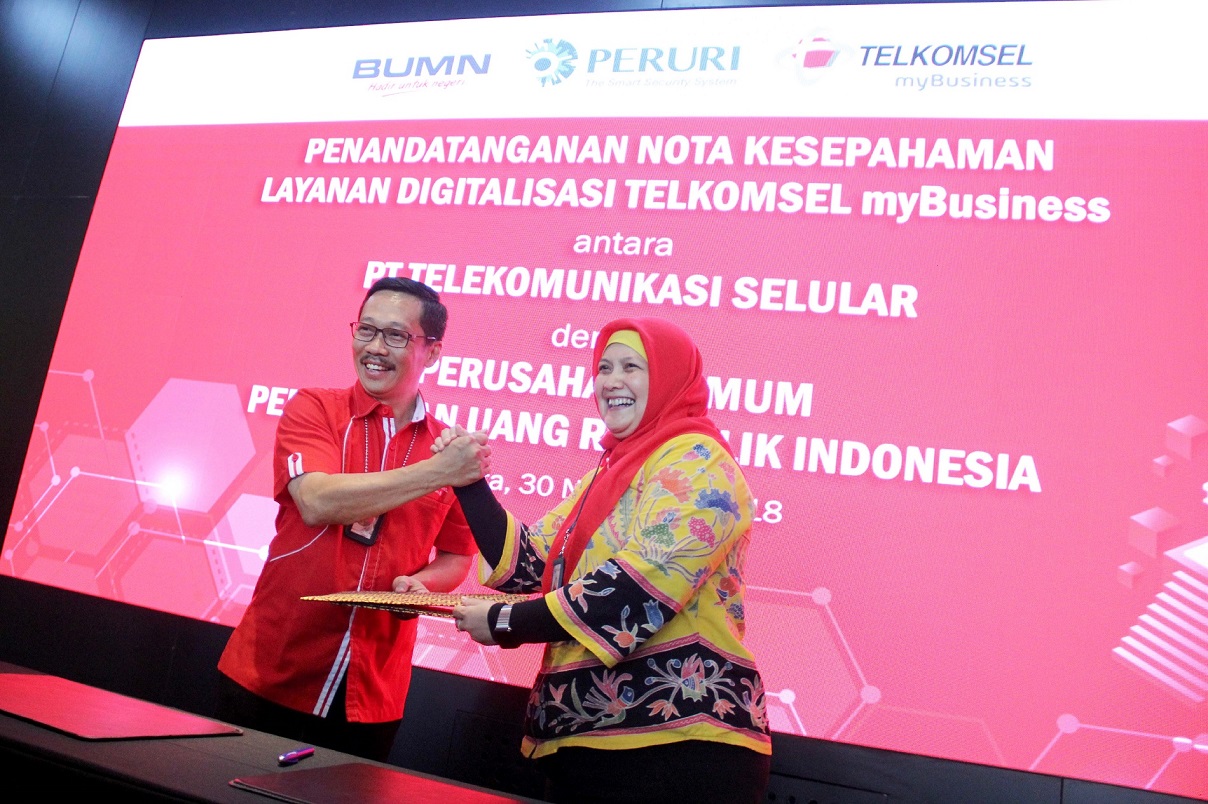Perum Peruri Andalkan IoT Telkomsel untuk Digitalisasi Bisnis