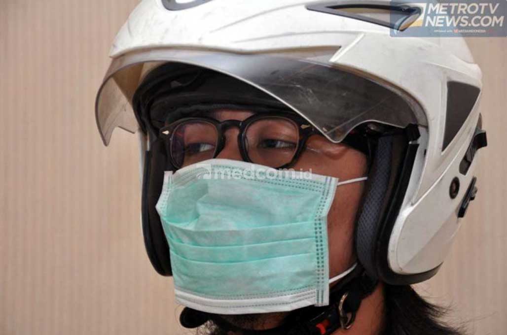 Masker Jenis Ini Tak Efektif untuk Berkendara