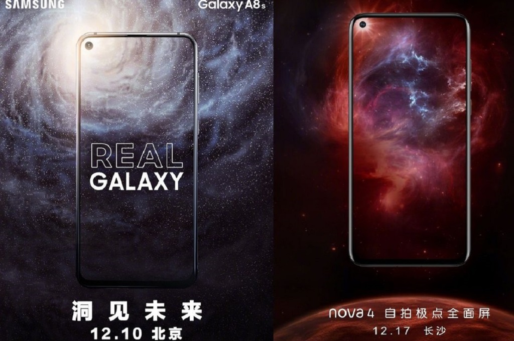 Samsung Galaxy A8s dan Huawei Nova 4 Bersiap Muncul