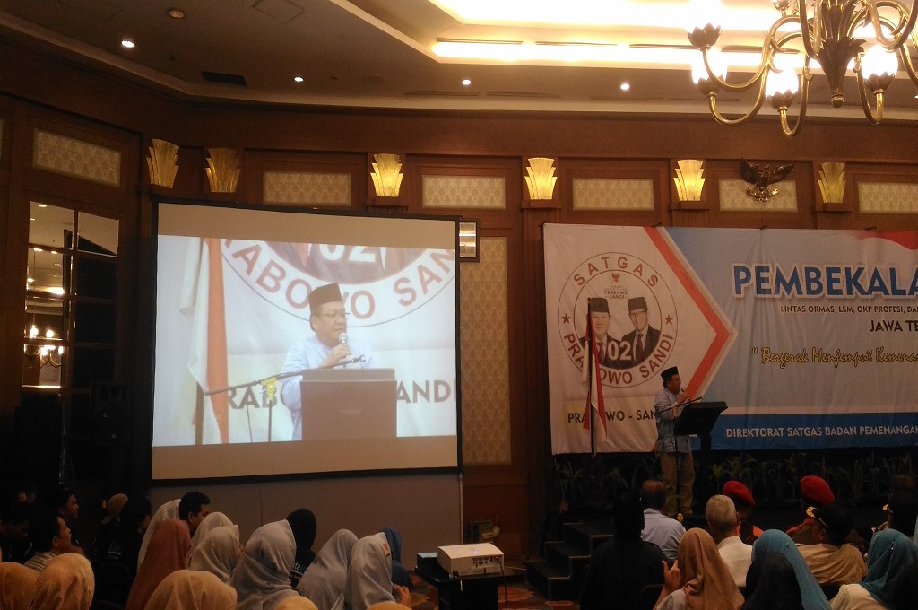 Partai Pendukung Prabowo-Sandi akan Berkantor di Jateng
