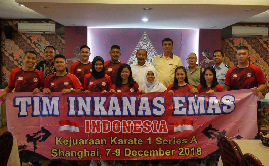 Tim Karate Inkanas Ikuti Kejuaraan Internasional di Shanghai