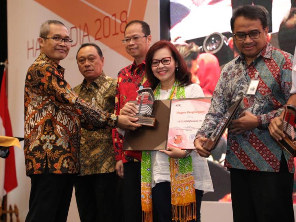 Telkom Raih Penghargaan Pengendalian Gratifikasi Terbaik dari KPK