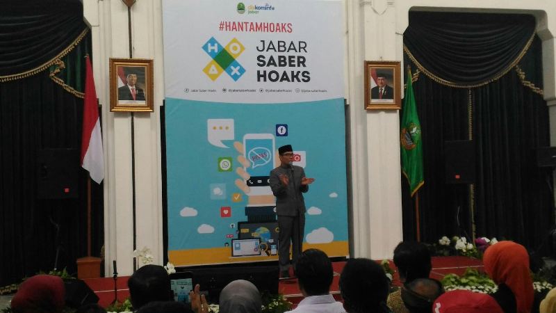 Ridwan Kamil Luncurkan Tim Saber Hoaks