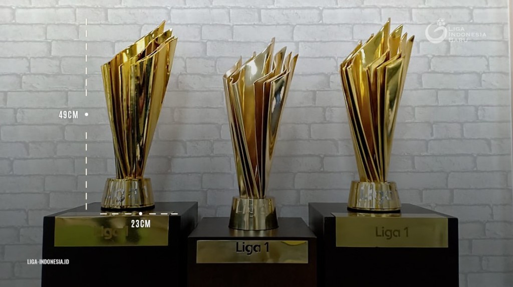 PT LIB Siapkan Tiga Trofi Juara Liga 1 2018