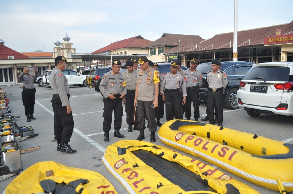 Polisi di Sidoarjo Siaga Bencana