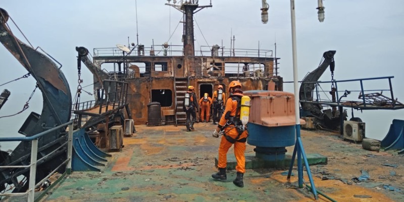 Tim SAR Temukan Tiga Awak KM Gerbang Samudera I