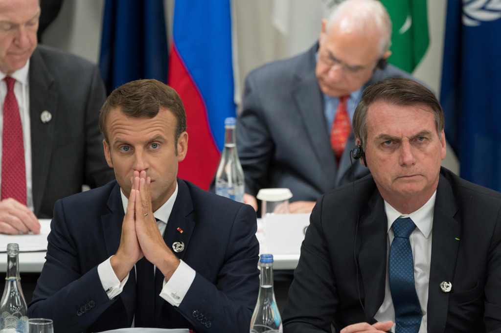 Macron Marah Istrinya Diejek Presiden Brasil Medcom Id