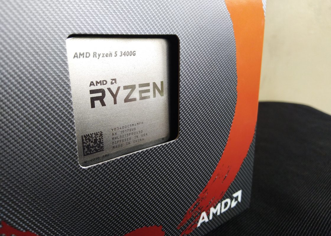 Ryzen 5 3400g box