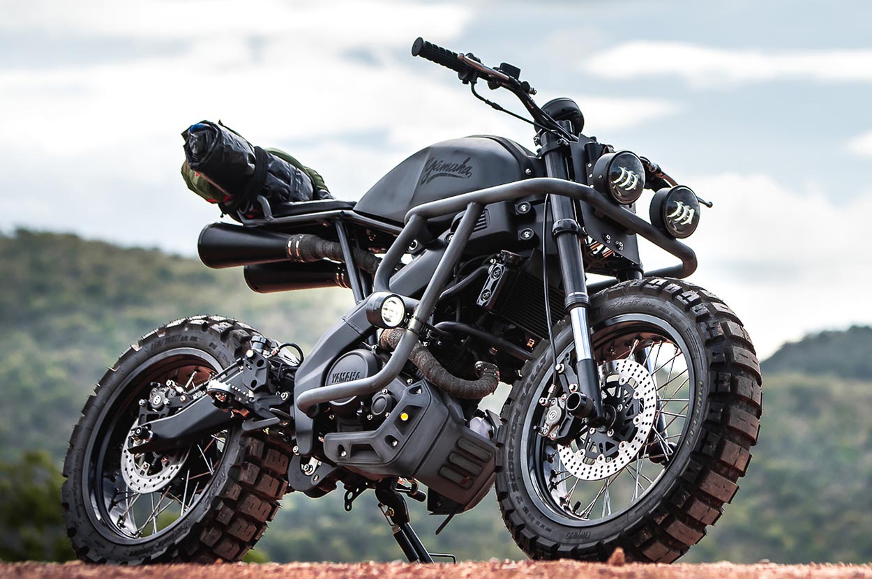 Pasang Gaya Scrambler Di Yamaha XSR 155