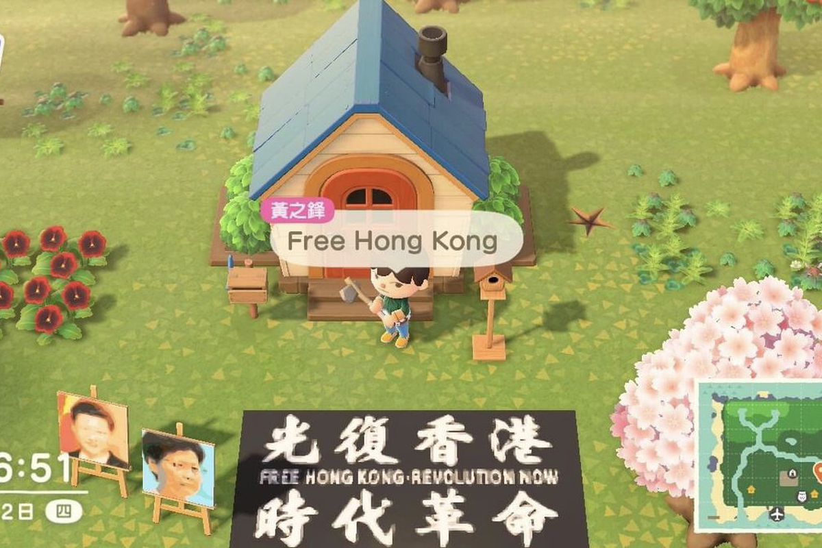 Dipakai Pendemo Hong Kong Tiongkok Larang Penjualan Game Animal Crossing