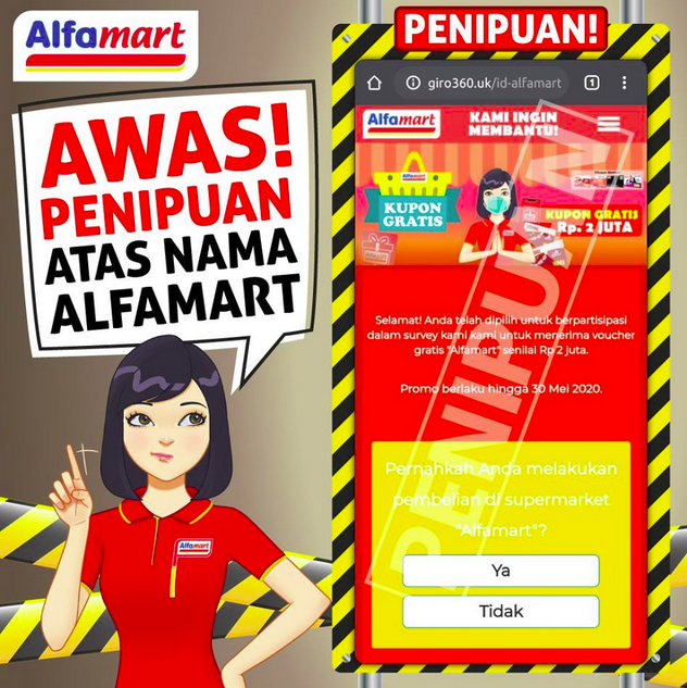 Cek Fakta Alfamart Bagikan Ribuan Voucer Belanja Rp2 Juta Hoaks