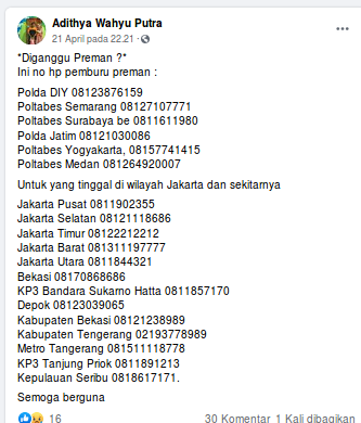 Nomor Hp Kalimantan - Boz saya minta nomor hp nya tante ...