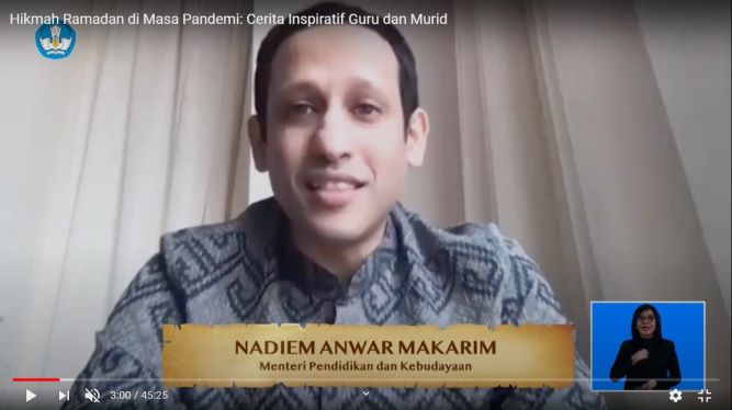 Nadiem Beri Sinyal Hidupkan Kembali Bahasa Inggris Di Sd