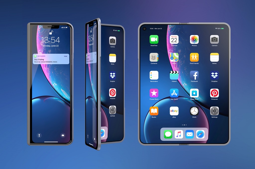 Bocoran Ponsel Lipat Baru Samsung Dan Iphone Beredar