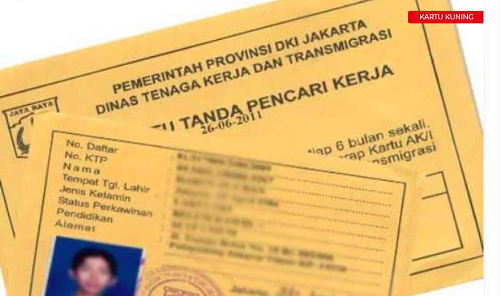 Gratis Dan Bisa Online Ini Cara Membuat Kartu Kuning Untuk Pencari Kerja