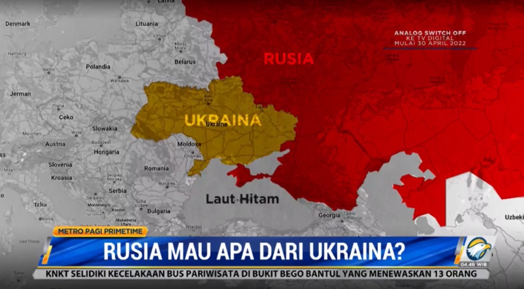 Jarak rusia ke inggris