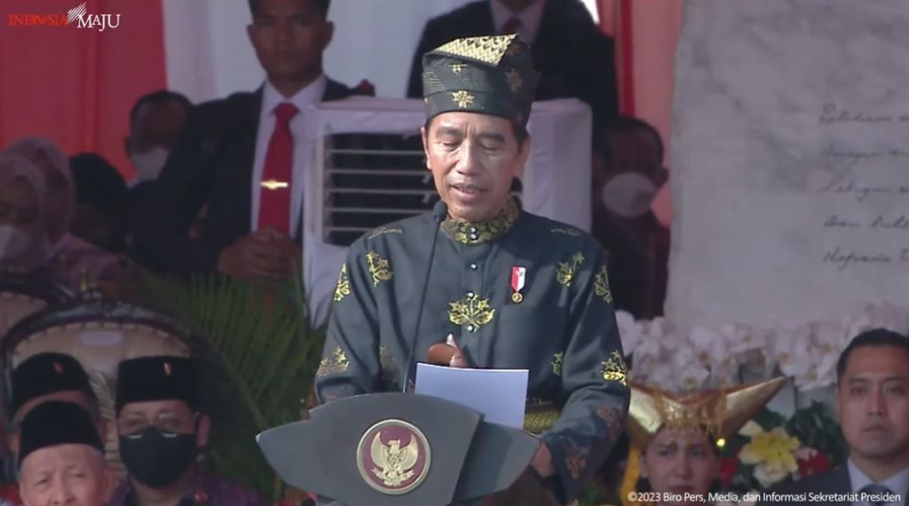 Pimpin Upacara Hari Lahir Pancasila, Begini Pesan Presiden Jokowi